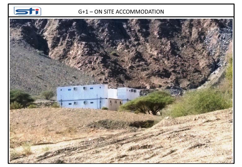 View of G+1 On-Site Accommodation. View of G+1 On-Site Accommodation.