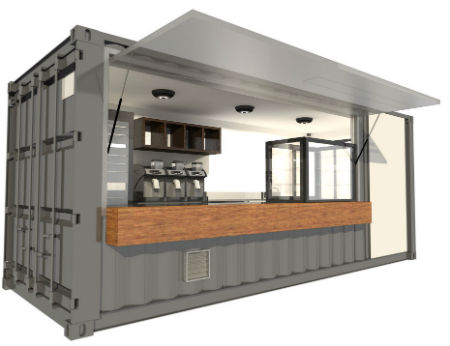 Shipping Container Cafes with Adaptable Interiors Shipping Container Cafes with Adaptable Interiors